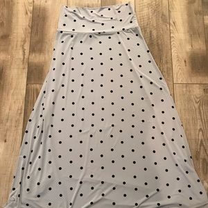 LulaRoe - 3X Slinky Polka Dot Maxi